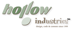 Hollow Industries | webb & design på Varaslätten -